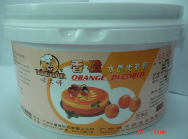 Orange fruit paste